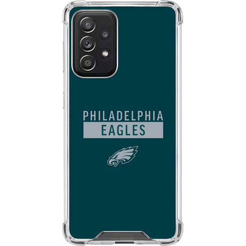 NFL Philadelphia Eagles Green Performance Series Galaxy A52 5G Clear Case